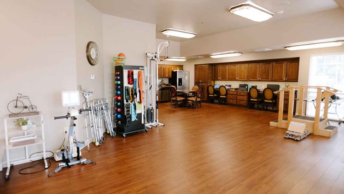 Therapy Room at Belle View Estates Rehabilitation and Care Center